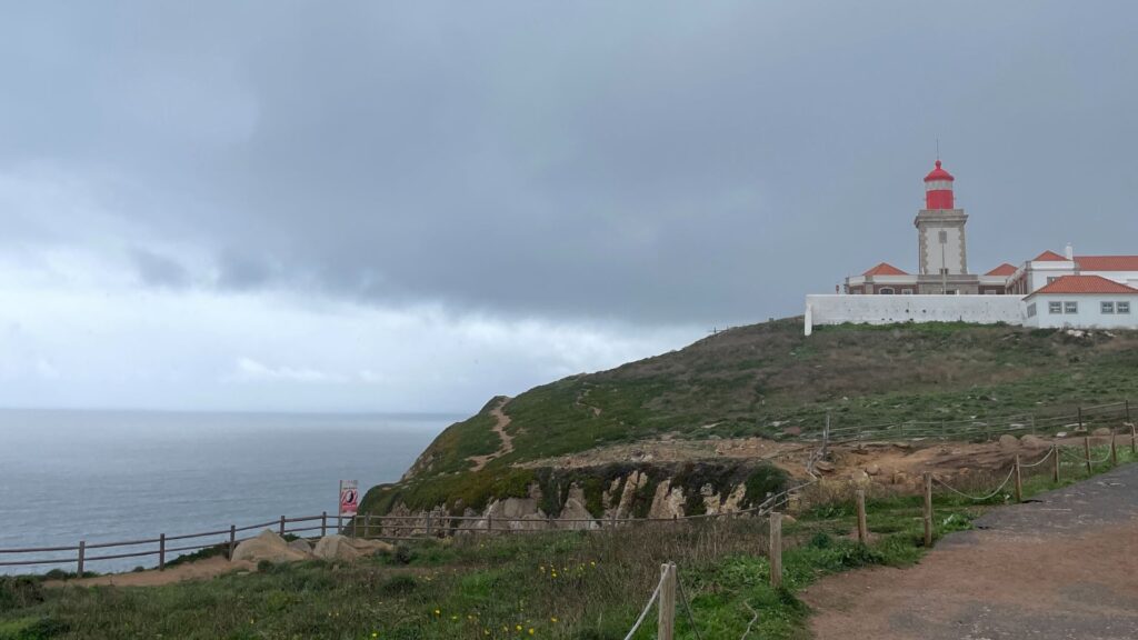 Capo da Roca. lighthouse on the most western point of mainland